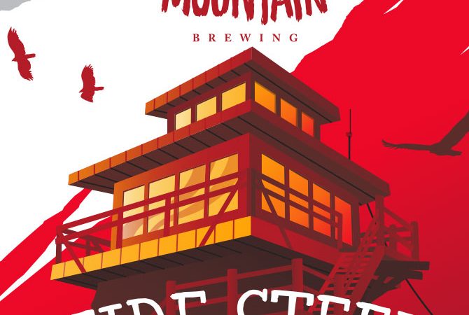 Coast Mountain Brewing Fire Steel Red Label