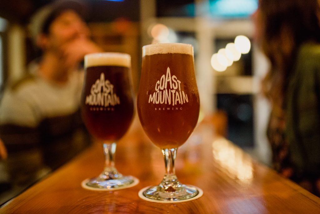 Coast Mountain Beer at Hunter Gather