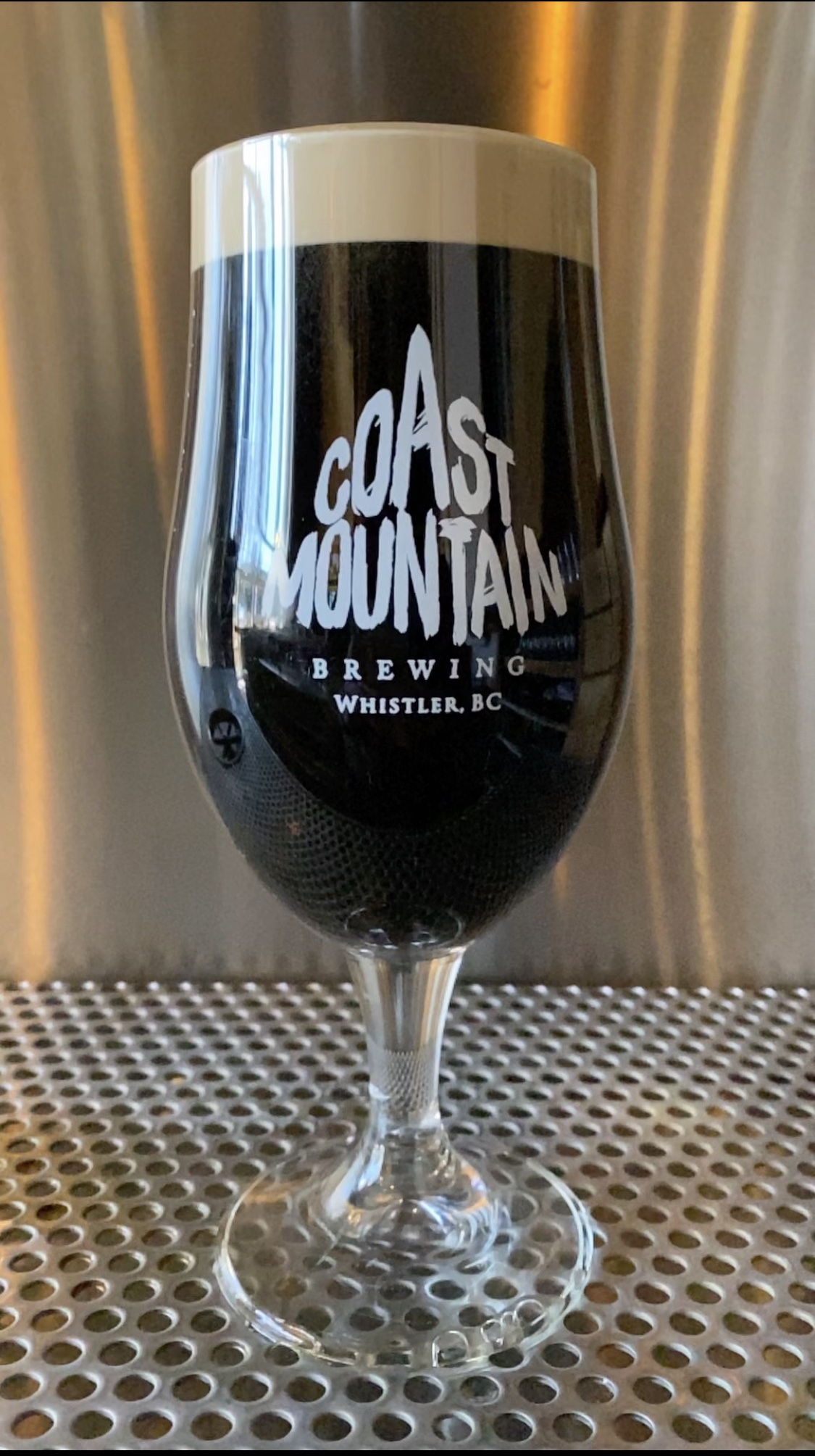 Coffee stout Coast Mountain Brewing