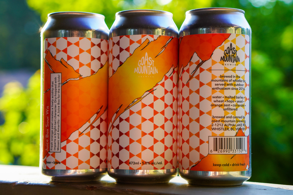 Juice Box Sour Wit Coast Mountain Brewing